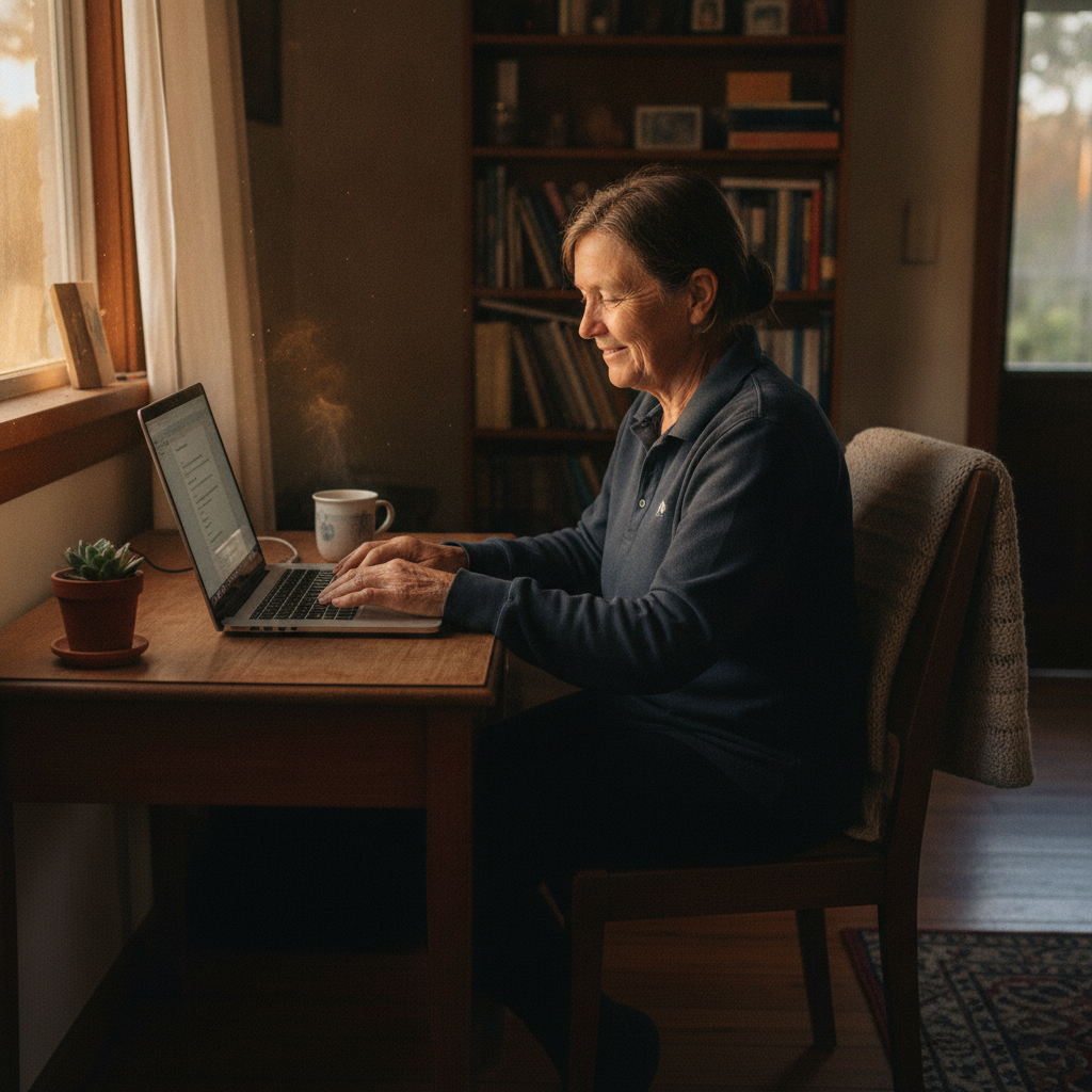 Computer cleaning in Rocky Hall (2550) — a local resident at home with a clean, fast, dust-free computer running cool and quiet