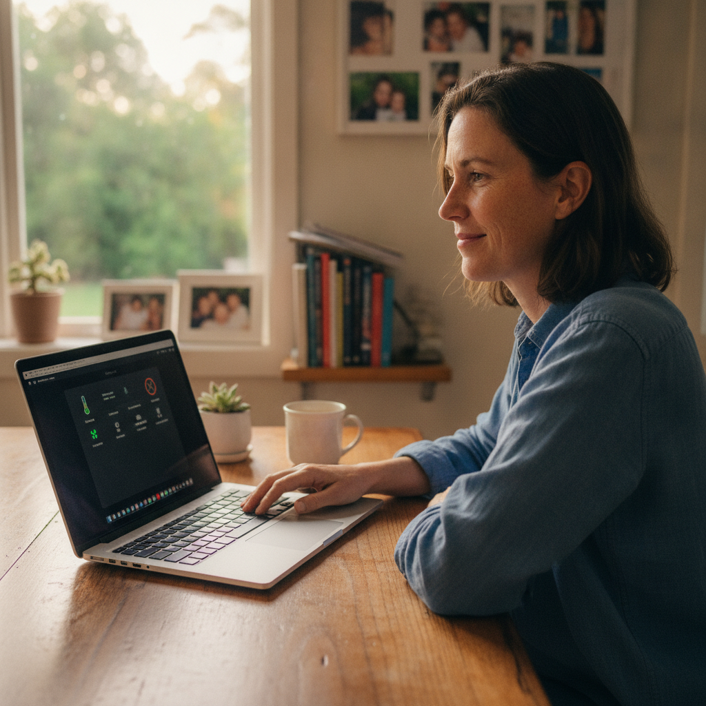 Laptop and desktop cleaning in Rocky River (2372) — an at-home owner pleased their computer runs cool and quiet again