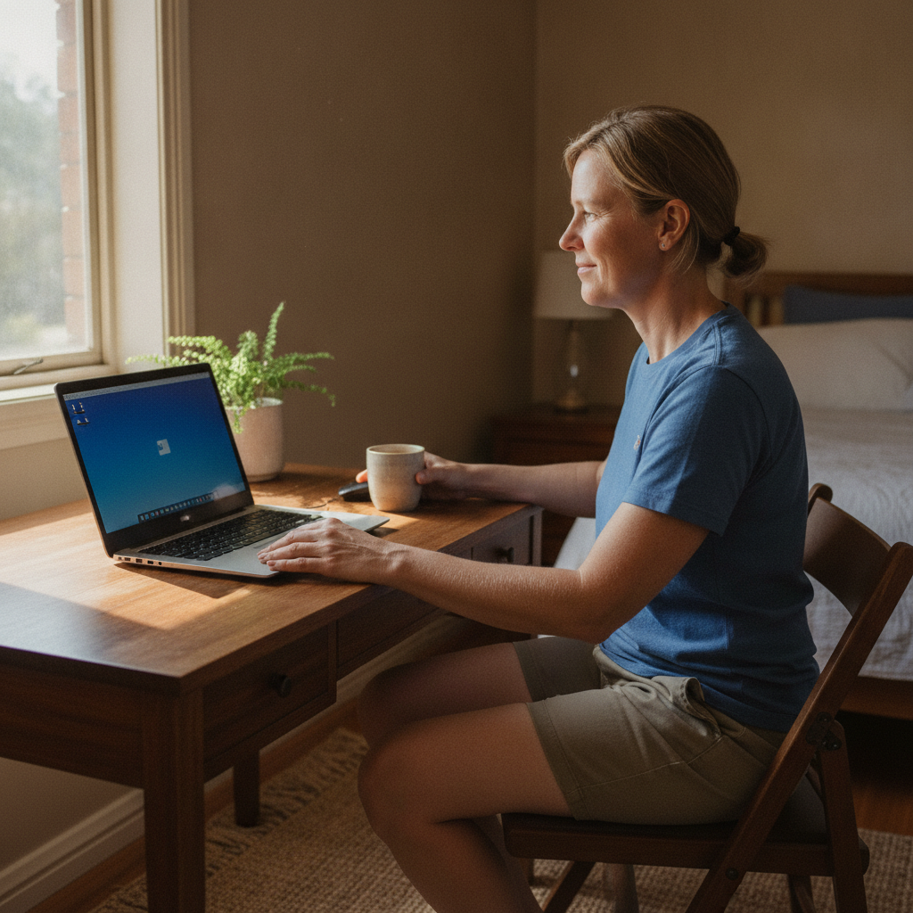 Computer cleaning in Rookwood (2141) — a local resident at home with a clean, fast, dust-free computer running cool and quiet