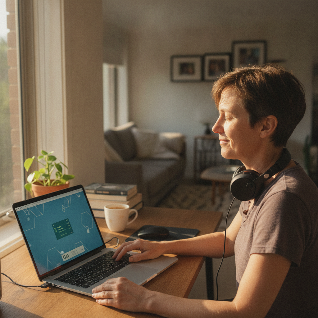 Computer cleaning in Roseberry (2474) — a local resident at home with a clean, fast, dust-free computer running cool and quiet