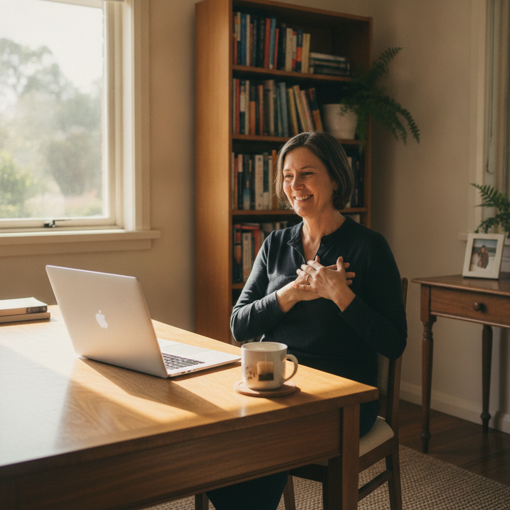 Computer cleaning in Roseville Chase (2069) — a local resident at home with a clean, fast, dust-free computer running cool and quiet