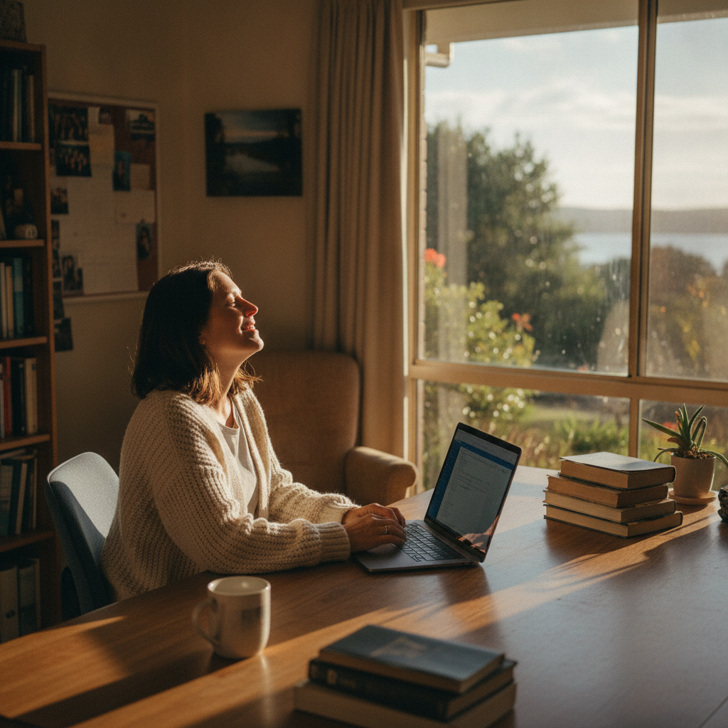 Computer cleaning in Rosny (7018) — a local resident at home with a clean, fast, dust-free computer running cool and quiet