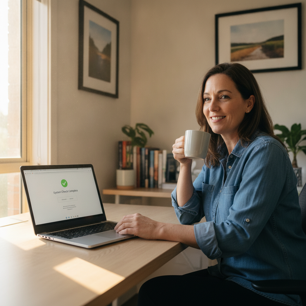 Laptop and desktop cleaning in Rugby (2583) — an at-home owner pleased their computer runs cool and quiet again