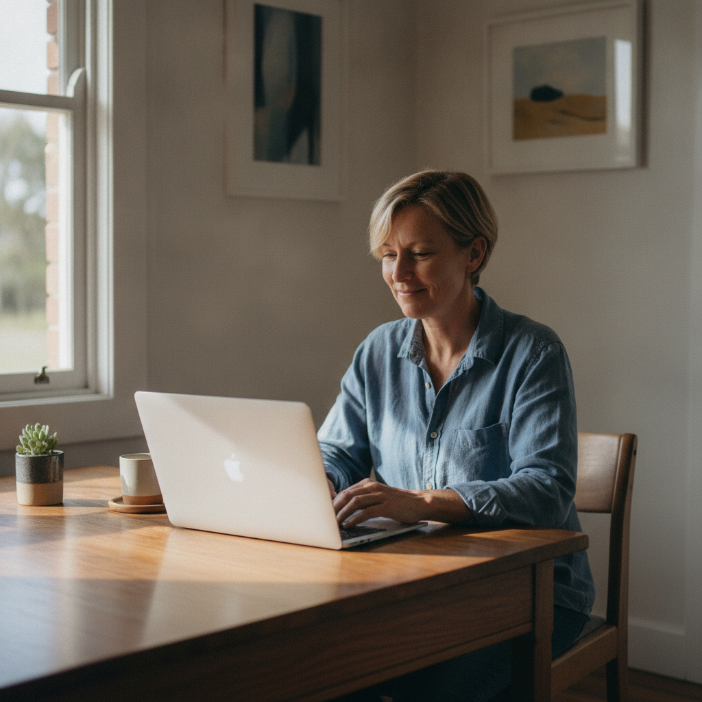 Computer cleaning in Rylstone (2849) — a local resident at home with a clean, fast, dust-free computer running cool and quiet