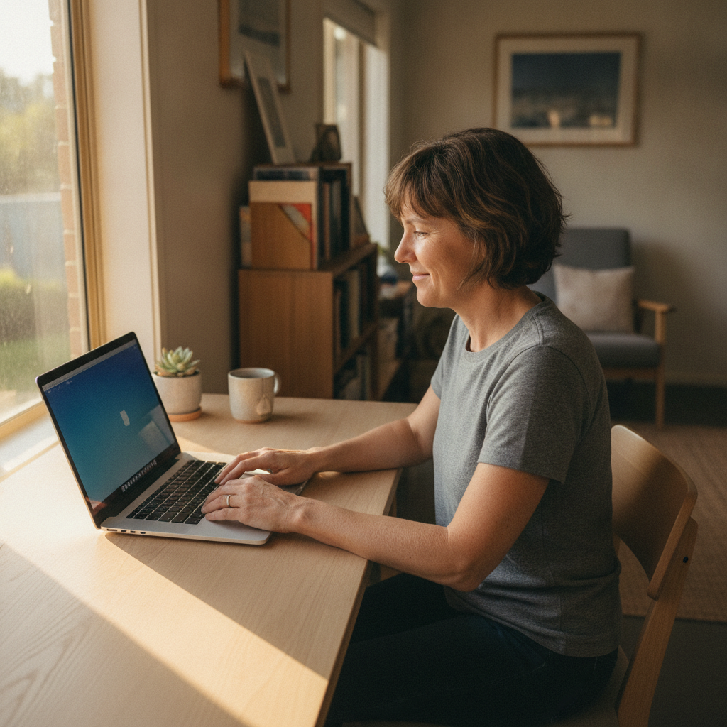 Computer cleaning in Salamander Bay (2317) — a local resident at home with a clean, fast, dust-free computer running cool and quiet
