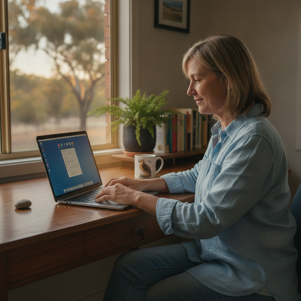 Laptop and desktop cleaning in Sandy Hollow (2333) — an at-home owner pleased their computer runs cool and quiet again