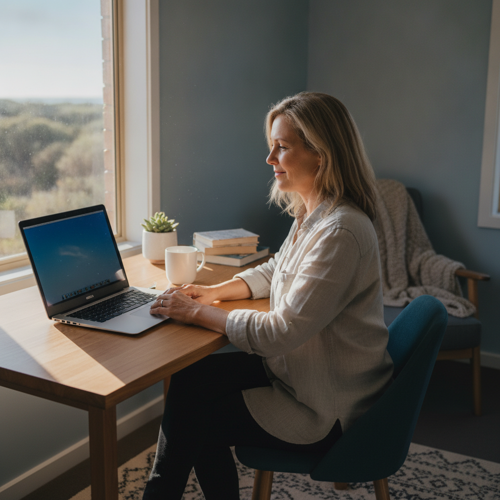 Computer cleaning in Seaford Heights (5169) — a local resident at home with a clean, fast, dust-free computer running cool and quiet