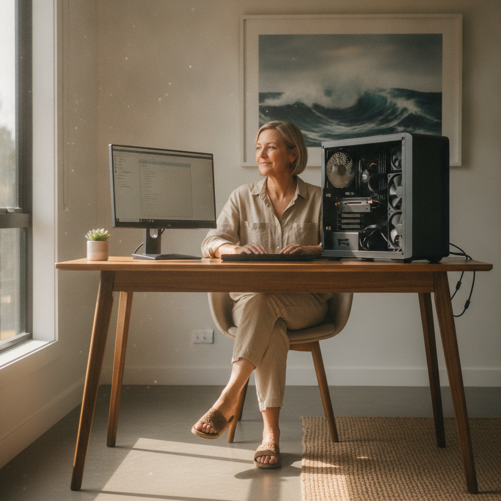 Laptop and desktop cleaning in Shoalhaven Heads (2535) — an at-home owner pleased their computer runs cool and quiet again