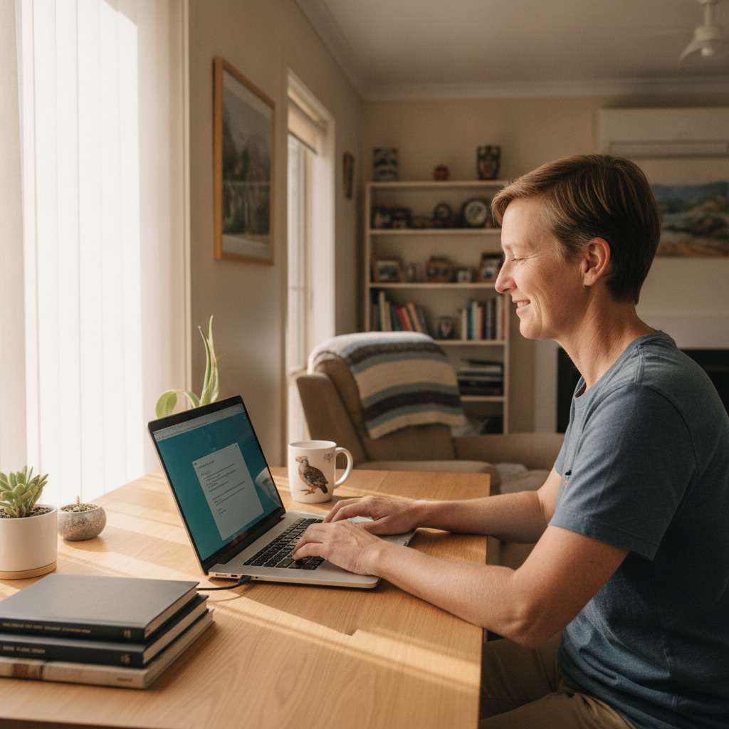 Computer cleaning in Silver Sands (5173) — a local resident at home with a clean, fast, dust-free computer running cool and quiet