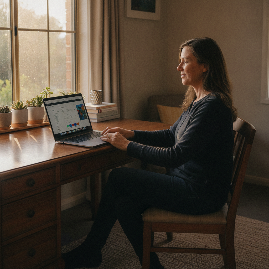 Computer cleaning in Sleepy Hollow (2483) — a local resident at home with a clean, fast, dust-free computer running cool and quiet