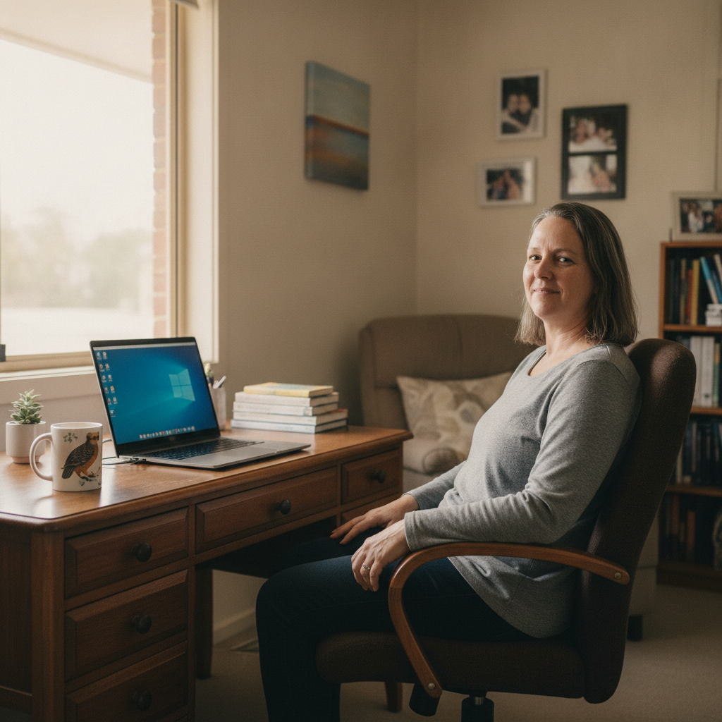 Computer cleaning in South Grafton (2460) — a local resident at home with a clean, fast, dust-free computer running cool and quiet