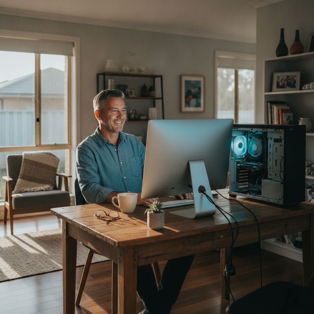 Laptop and desktop cleaning in South Granville (2142) — an at-home owner pleased their computer runs cool and quiet again