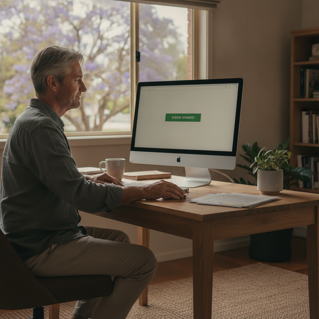 Laptop and desktop cleaning in Springwood (4127) — an at-home owner pleased their computer runs cool and quiet again