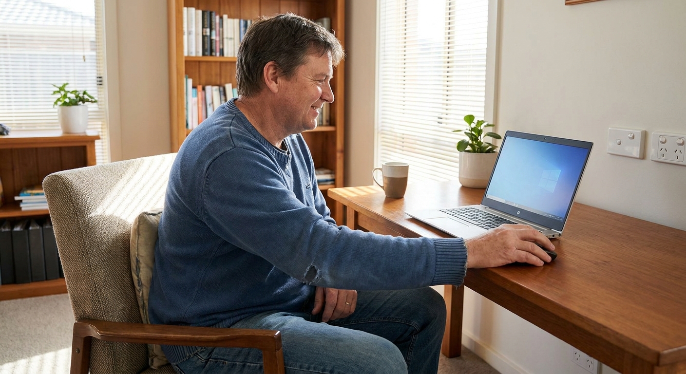 Laptop and desktop cleaning in St Albans (3021) — an at-home owner pleased their computer runs cool and quiet again