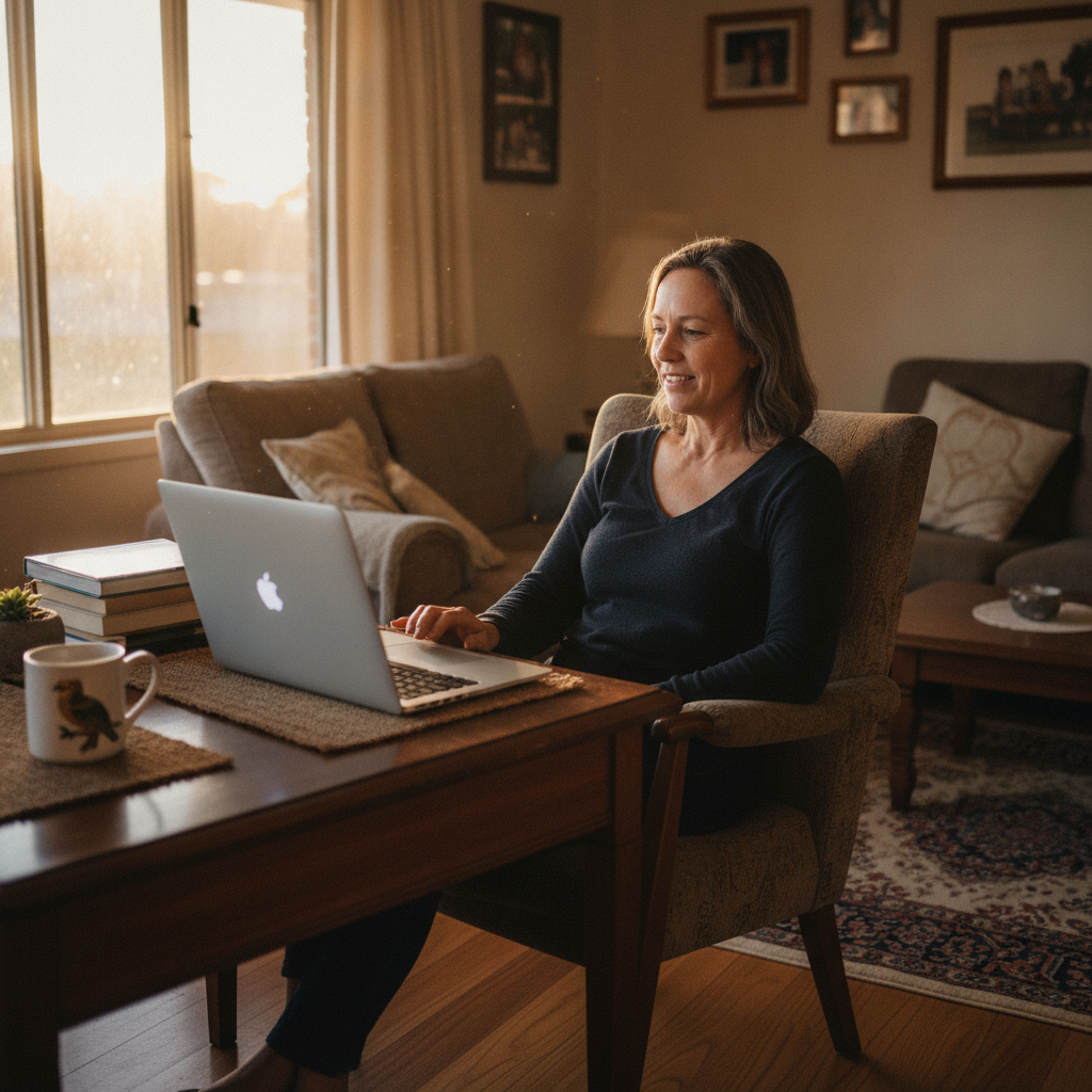 Computer cleaning in Staghorn Flat (3691) — a local resident at home with a clean, fast, dust-free computer running cool and quiet