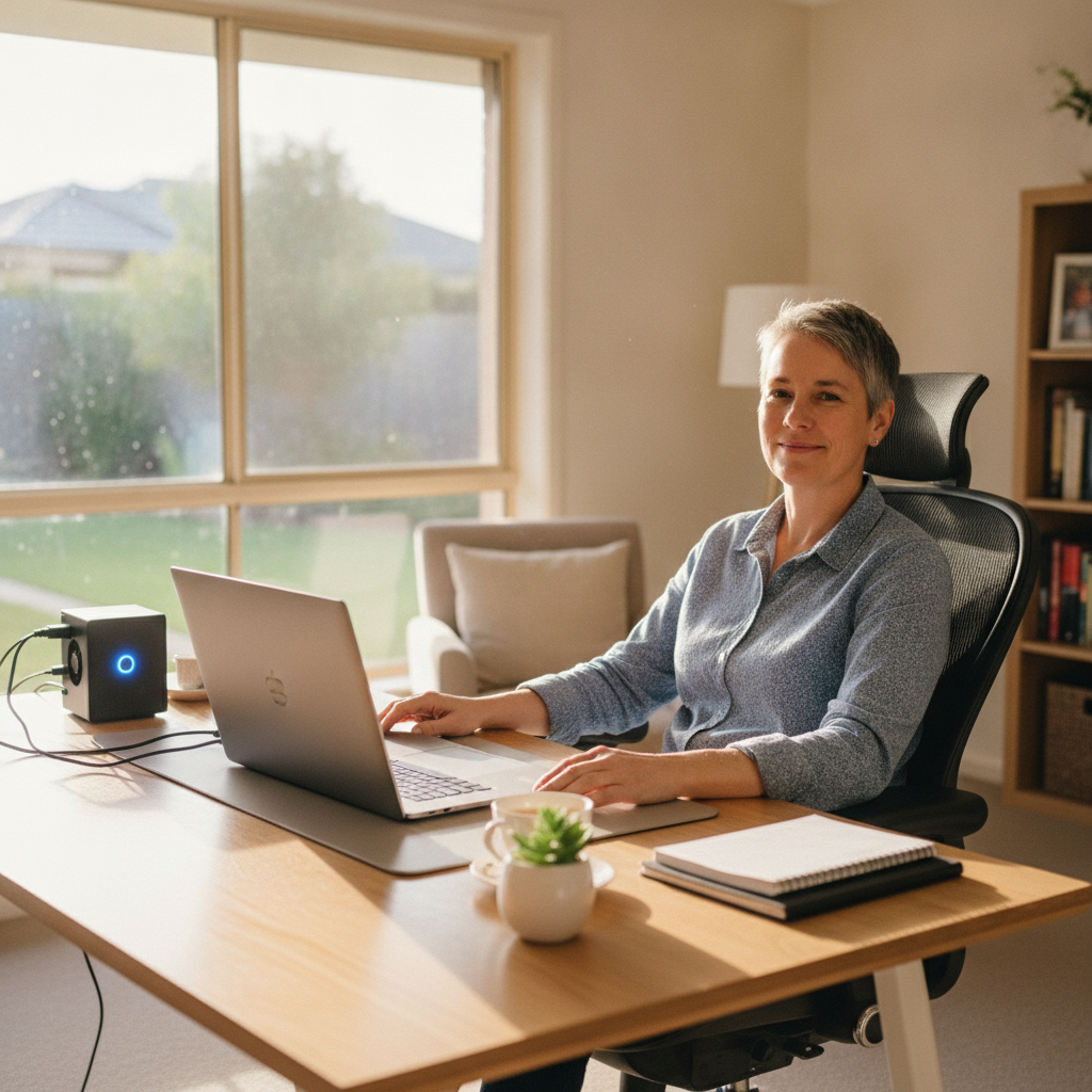 Laptop and desktop cleaning in Stanhope Gardens (2768) — an at-home owner pleased their computer runs cool and quiet again