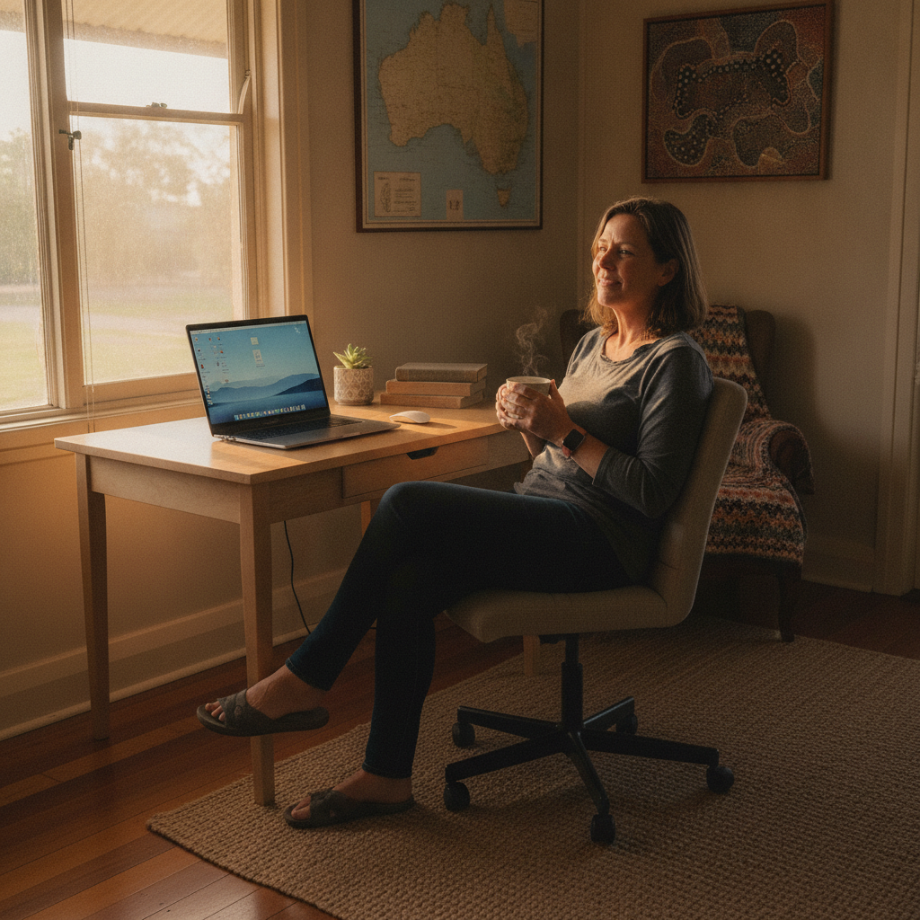 Computer cleaning in Stephens Creek (2880) — a local resident at home with a clean, fast, dust-free computer running cool and quiet
