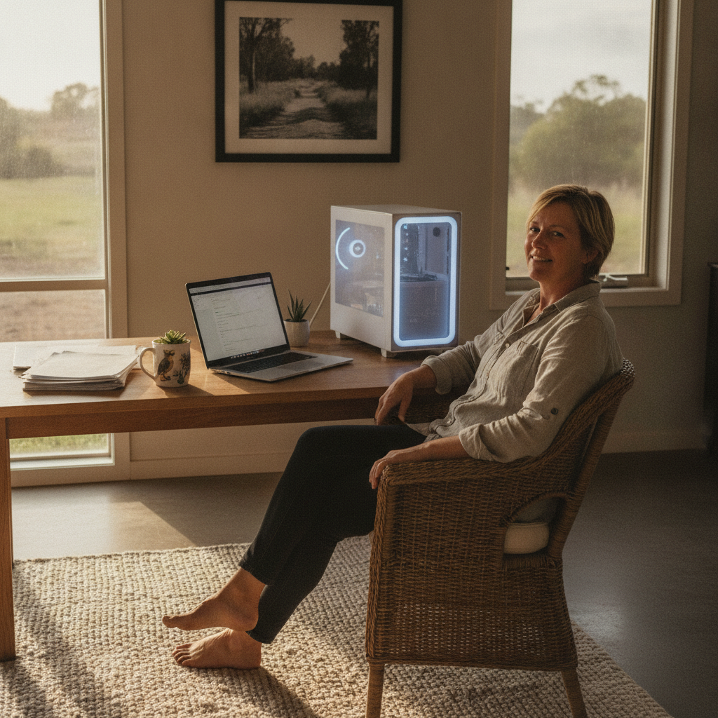 Laptop and desktop cleaning in Stony Creek (2850) — an at-home owner pleased their computer runs cool and quiet again