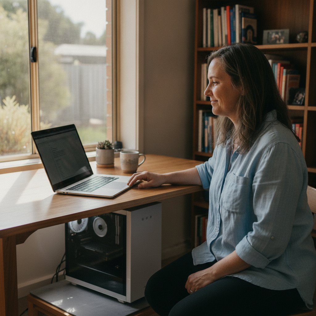 Laptop and desktop cleaning in Stratton (6056) — an at-home owner pleased their computer runs cool and quiet again
