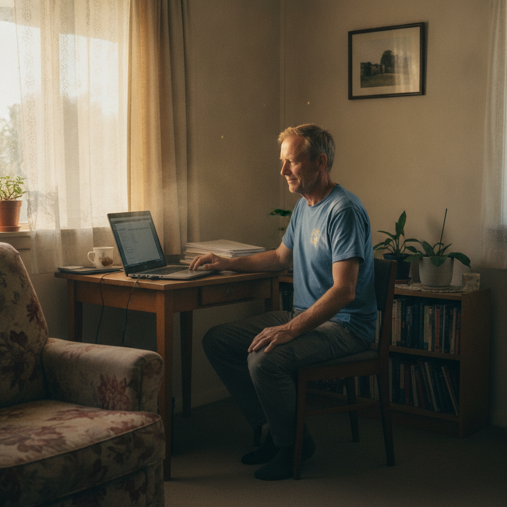 Computer cleaning in Stuart Town (2820) — a local resident at home with a clean, fast, dust-free computer running cool and quiet