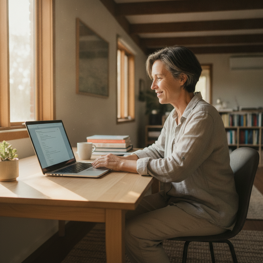Computer cleaning in Sugarloaf (2420) — a local resident at home with a clean, fast, dust-free computer running cool and quiet