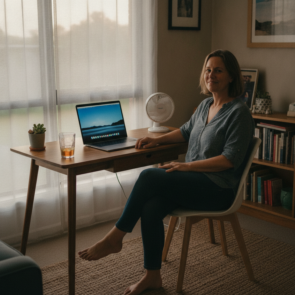 Computer cleaning in Summerland Point (2259) — a local resident at home with a clean, fast, dust-free computer running cool and quiet