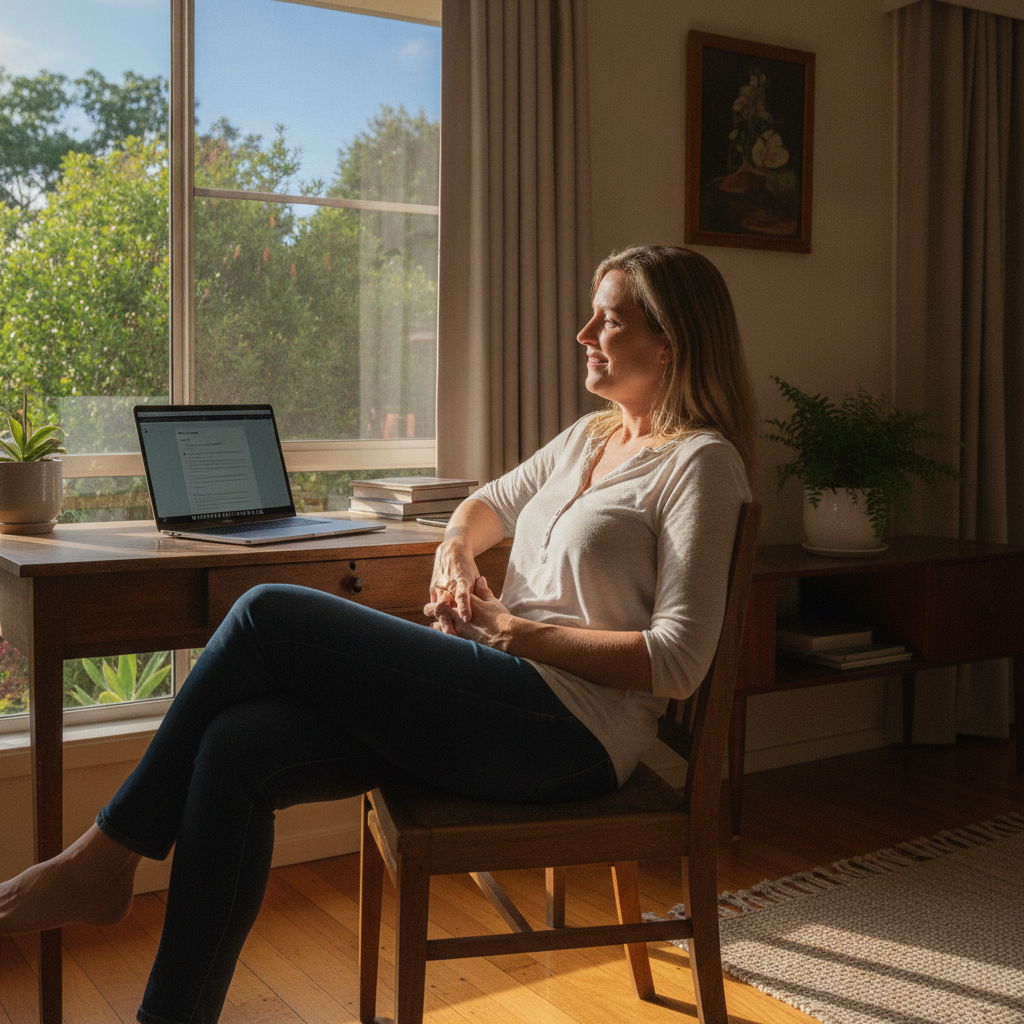 Computer cleaning in Sunnybank (4109) — a local resident at home with a clean, fast, dust-free computer running cool and quiet
