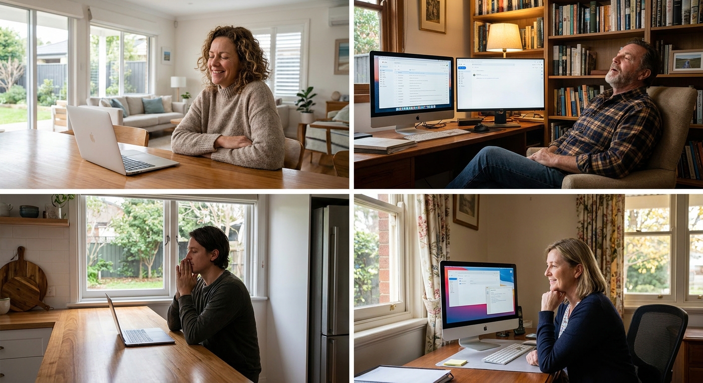 Laptop and desktop cleaning in Tenby Point (3984) — an at-home owner pleased their computer runs cool and quiet again