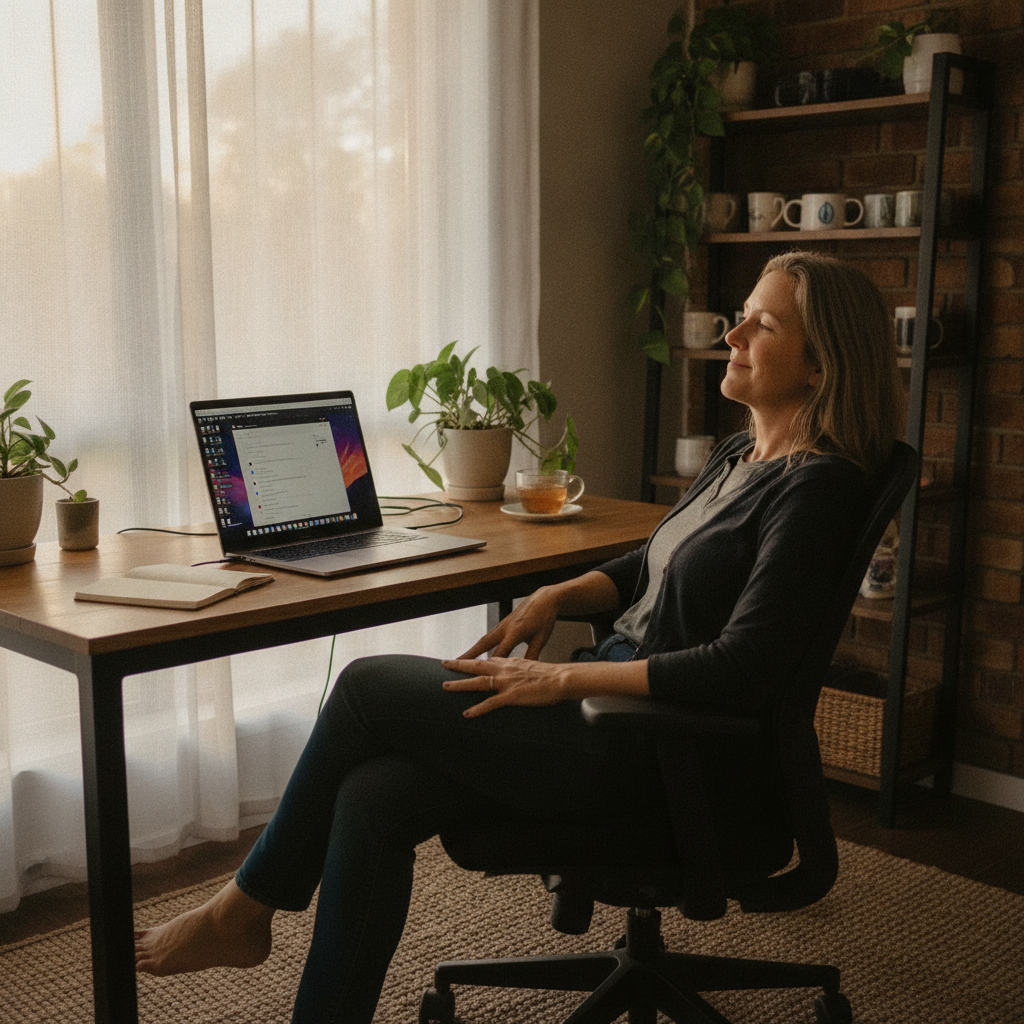 Computer cleaning in Terrey Hills (2084) — a local resident at home with a clean, fast, dust-free computer running cool and quiet