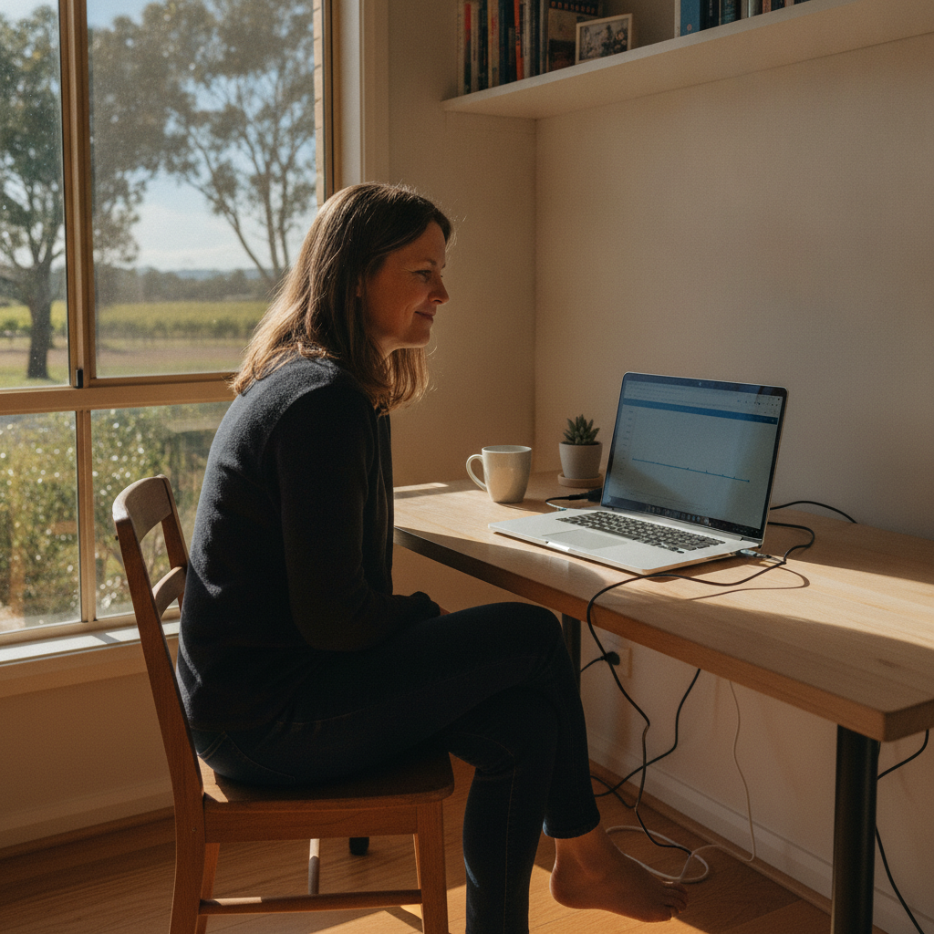Computer cleaning in The Vines (6069) — a local resident at home with a clean, fast, dust-free computer running cool and quiet