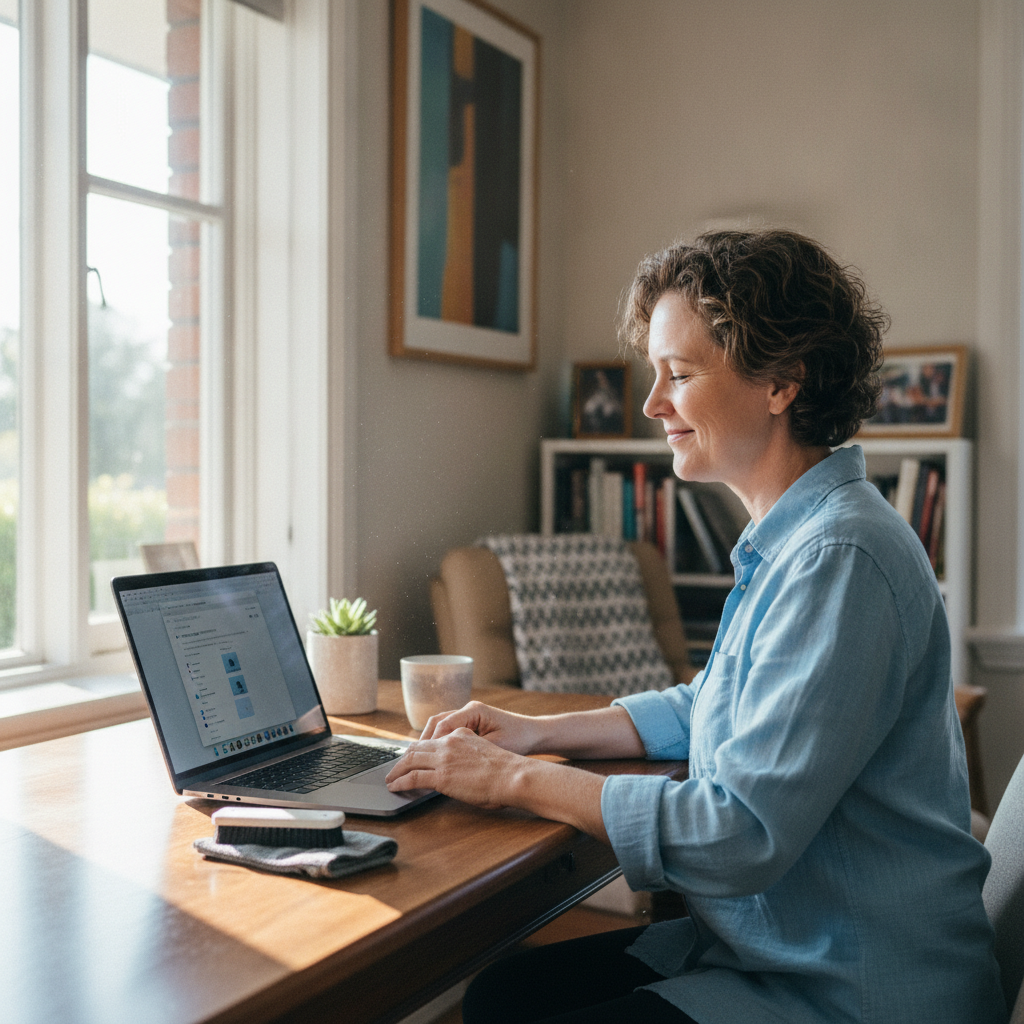 Laptop and desktop cleaning in Thornton (2322) — an at-home owner pleased their computer runs cool and quiet again
