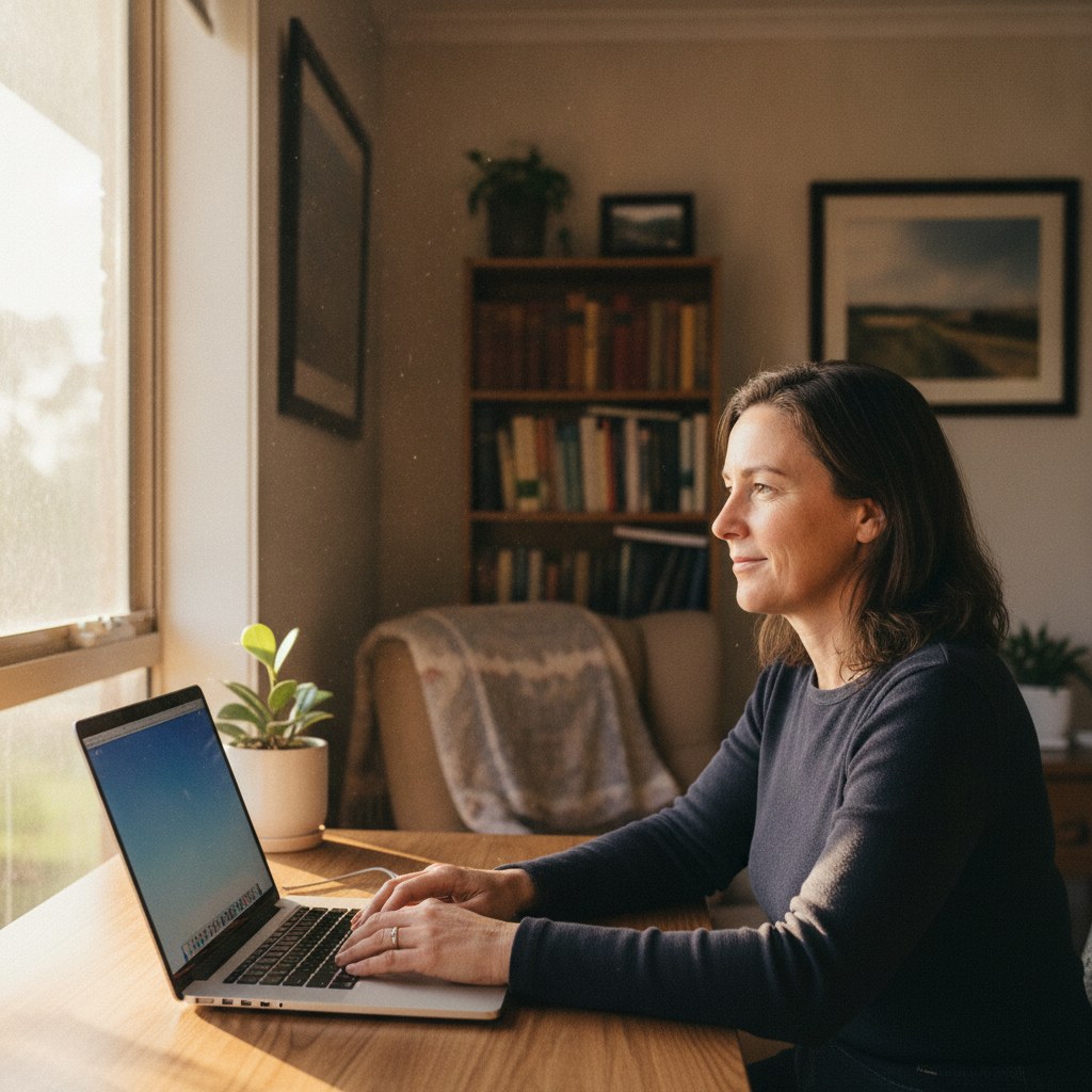 Computer cleaning in Tinderry (2620) — a local resident at home with a clean, fast, dust-free computer running cool and quiet