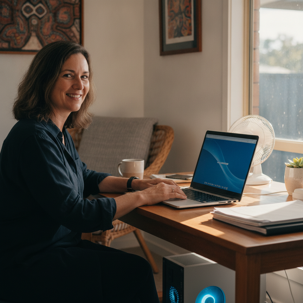 Laptop and desktop cleaning in Tintenbar (2478) — an at-home owner pleased their computer runs cool and quiet again
