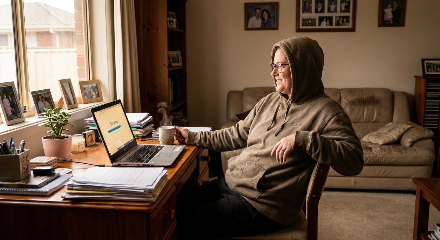 Laptop and desktop cleaning in Tottenham (3012) — an at-home owner pleased their computer runs cool and quiet again