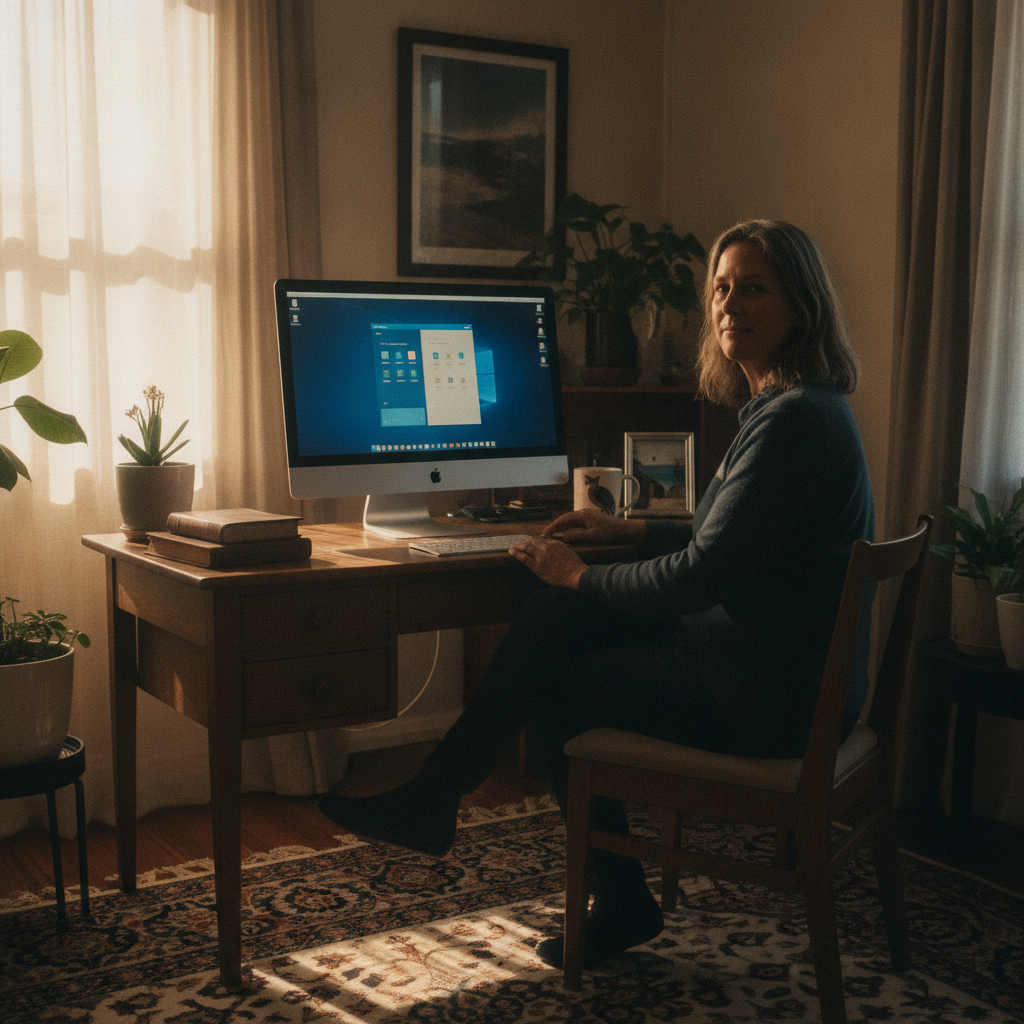 Computer cleaning in Twelve Mile (2850) — a local resident at home with a clean, fast, dust-free computer running cool and quiet
