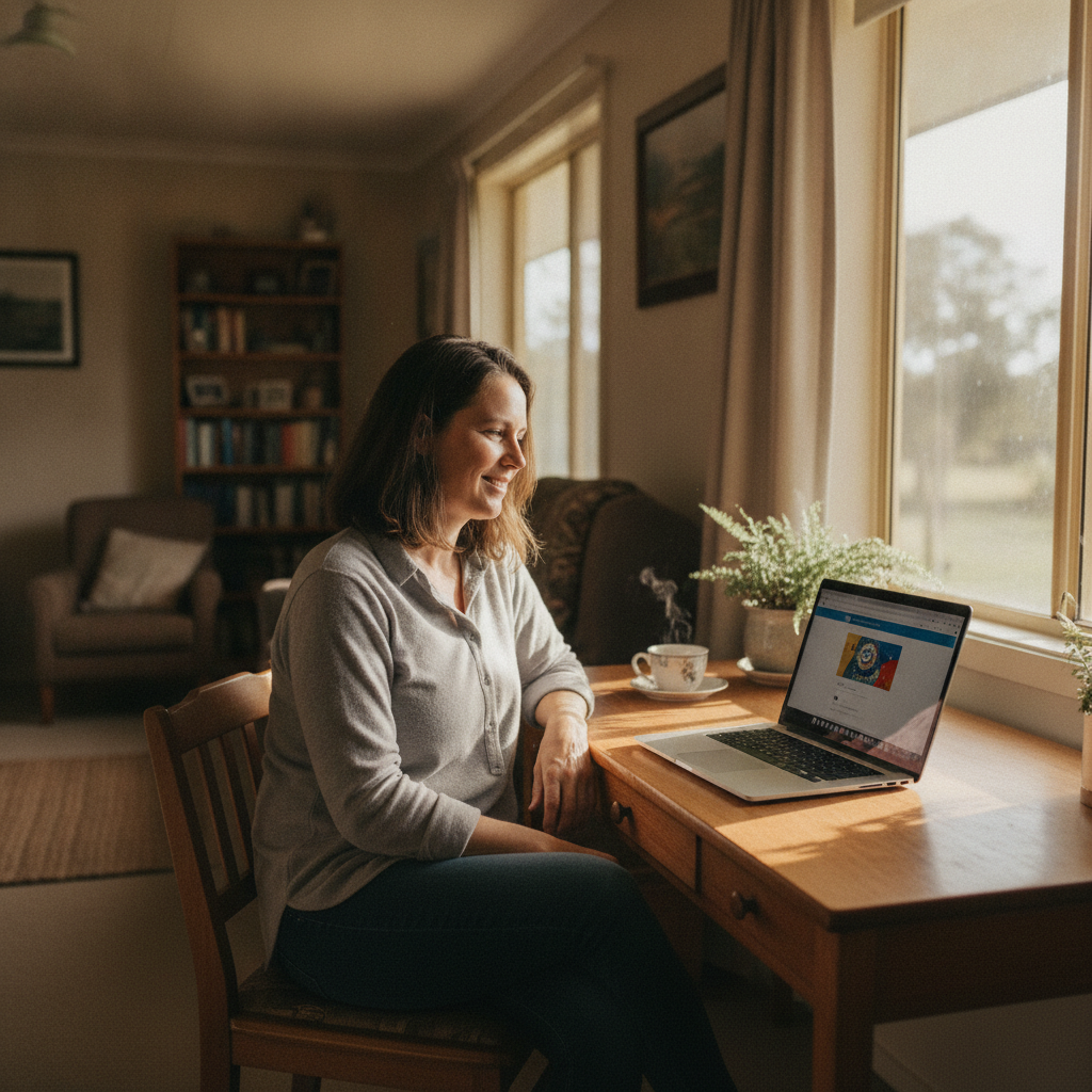 Computer cleaning in Tyalgum Creek (2484) — a local resident at home with a clean, fast, dust-free computer running cool and quiet