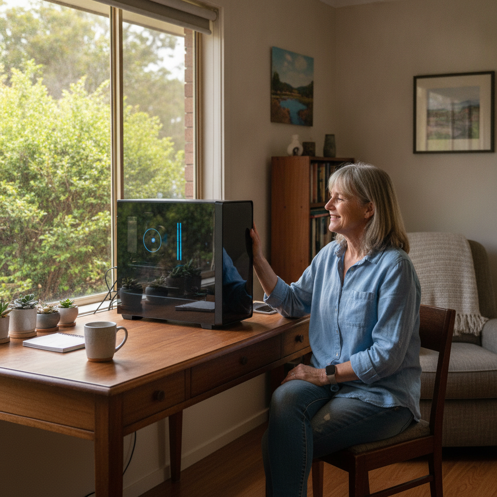 Laptop and desktop cleaning in Upper Allyn (2311) — an at-home owner pleased their computer runs cool and quiet again