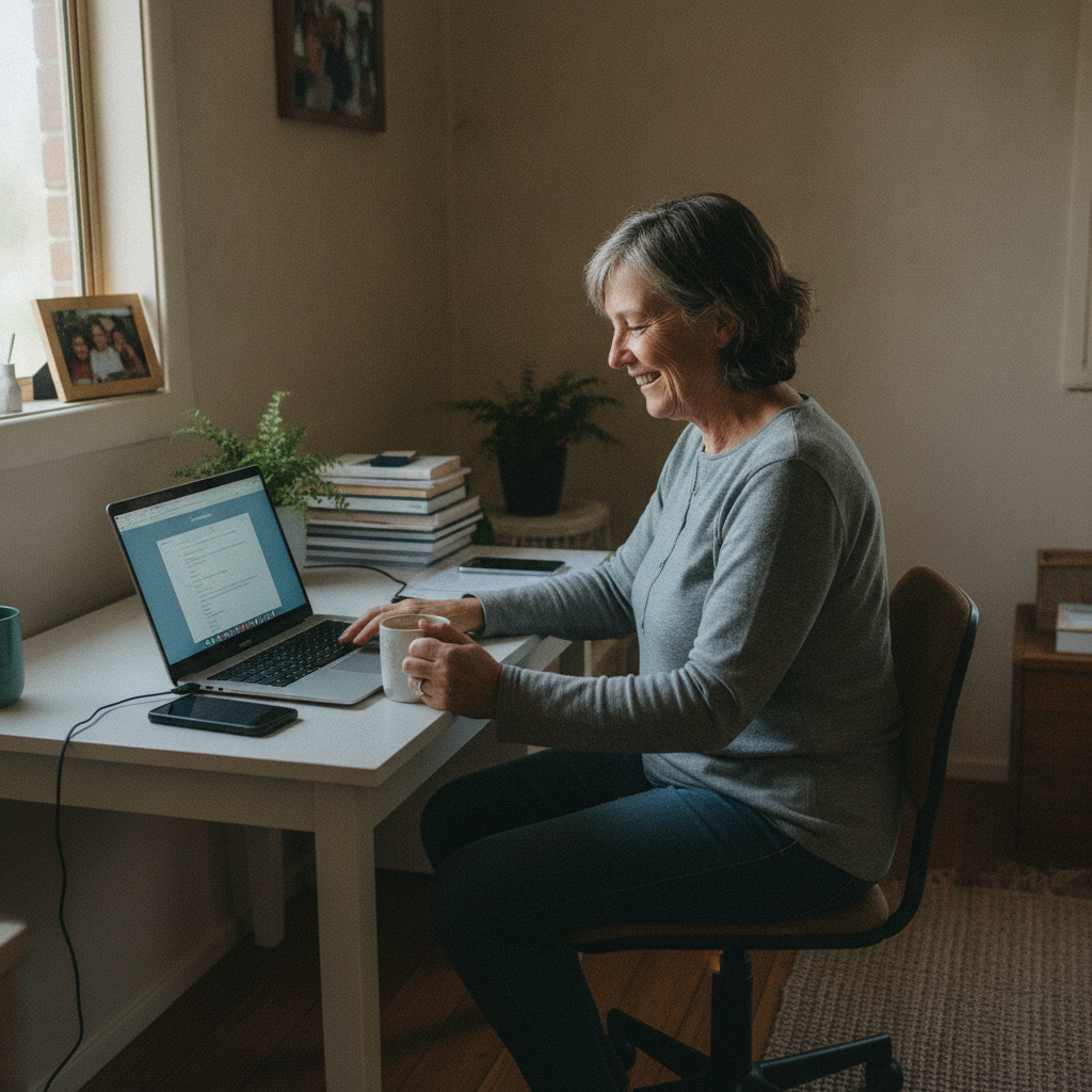 Computer cleaning in Upper Lansdowne (2430) — a local resident at home with a clean, fast, dust-free computer running cool and quiet