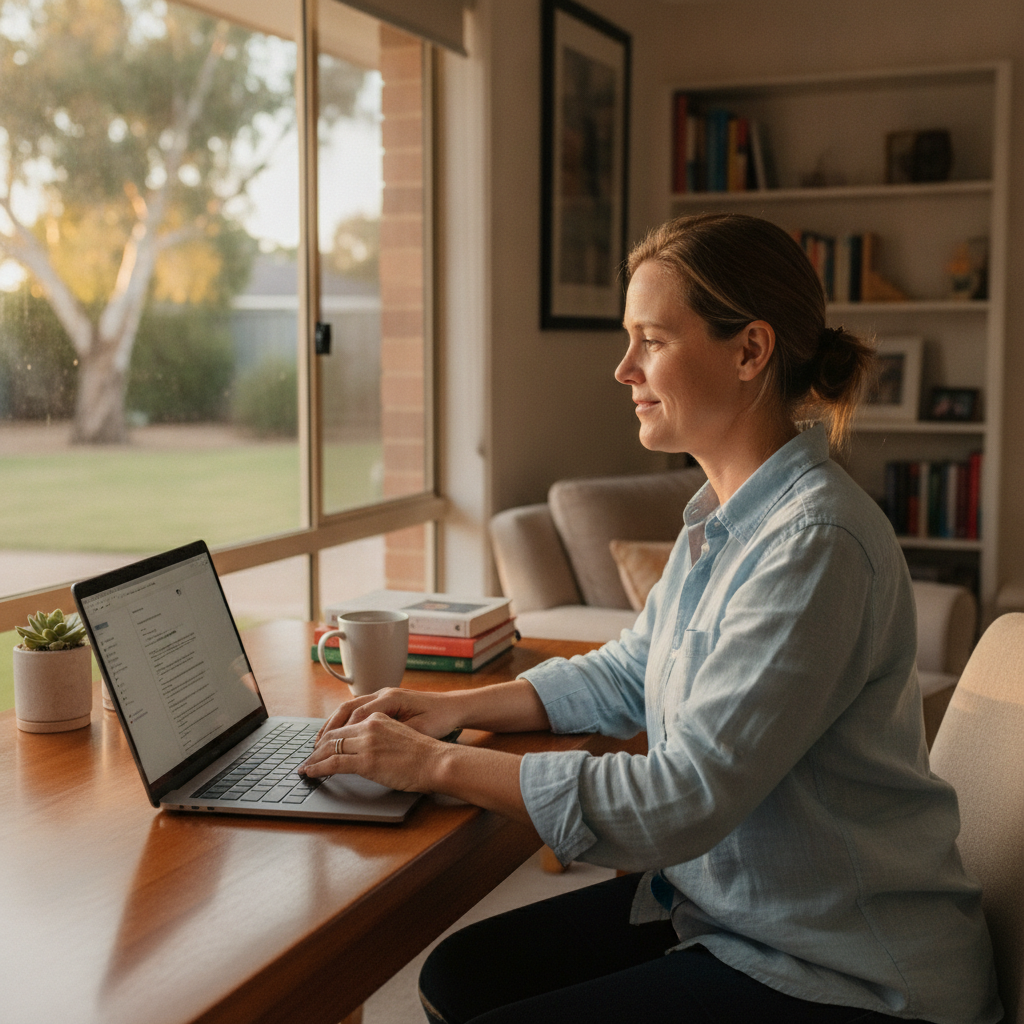Computer cleaning in Upper Swan (6069) — a local resident at home with a clean, fast, dust-free computer running cool and quiet