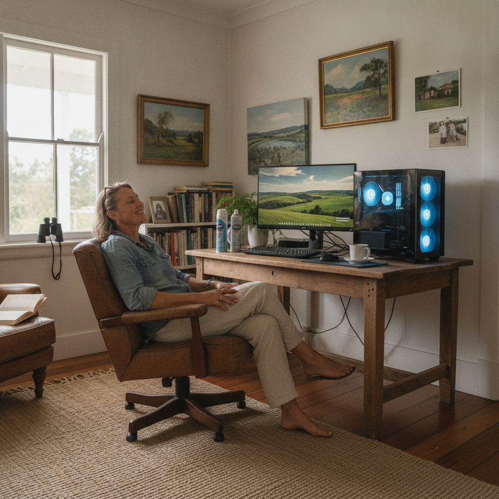 Laptop and desktop cleaning in Upper Tooloom (2475) — an at-home owner pleased their computer runs cool and quiet again