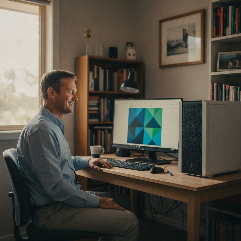 Laptop and desktop cleaning in Urila (2620) — an at-home owner pleased their computer runs cool and quiet again