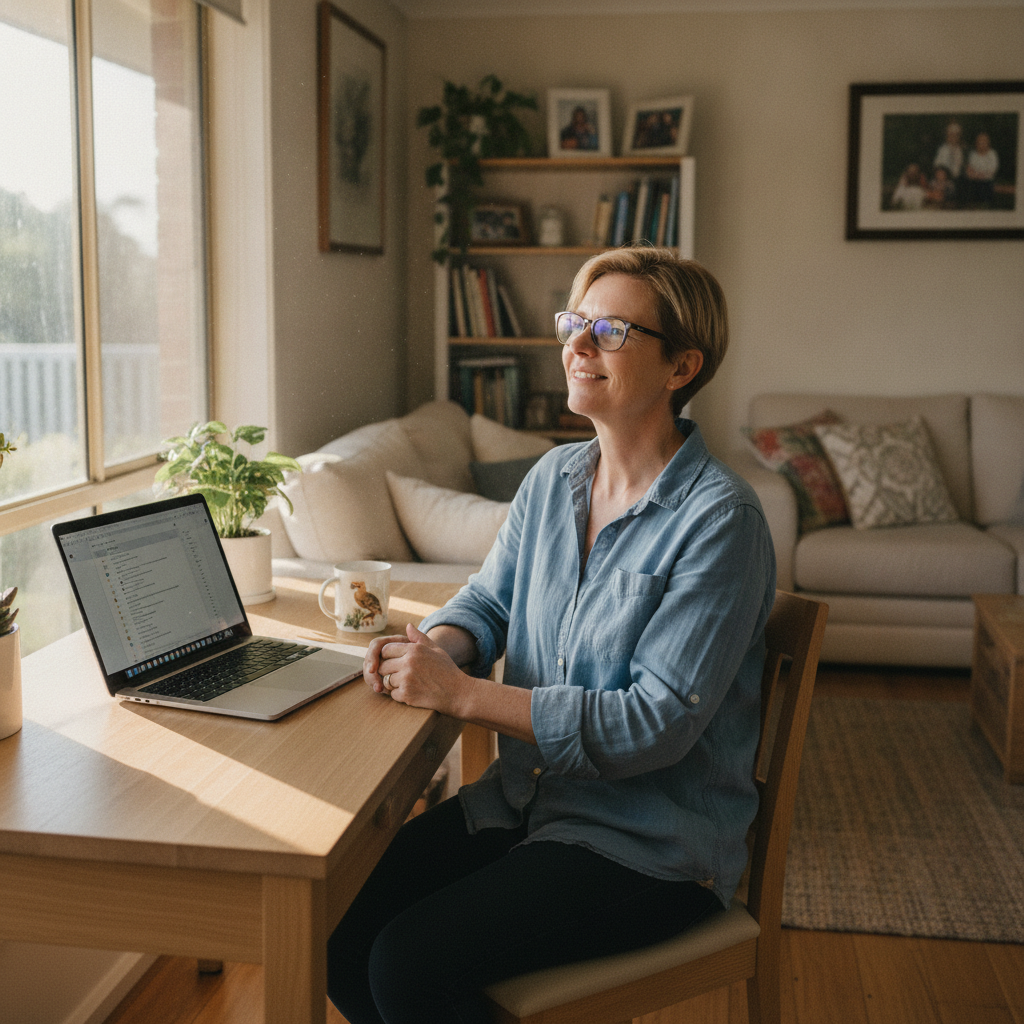 Computer cleaning in Wagga Wagga South (2650) — a local resident at home with a clean, fast, dust-free computer running cool and quiet