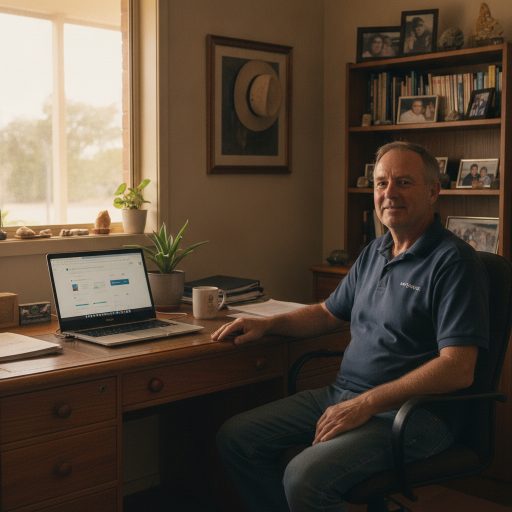 Computer cleaning in Wandillup (6256) — a local resident at home with a clean, fast, dust-free computer running cool and quiet