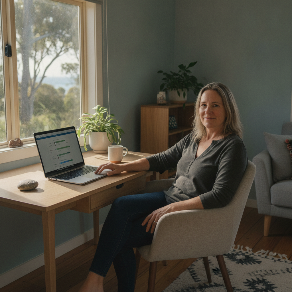 Computer cleaning in Wapengo (2550) — a local resident at home with a clean, fast, dust-free computer running cool and quiet