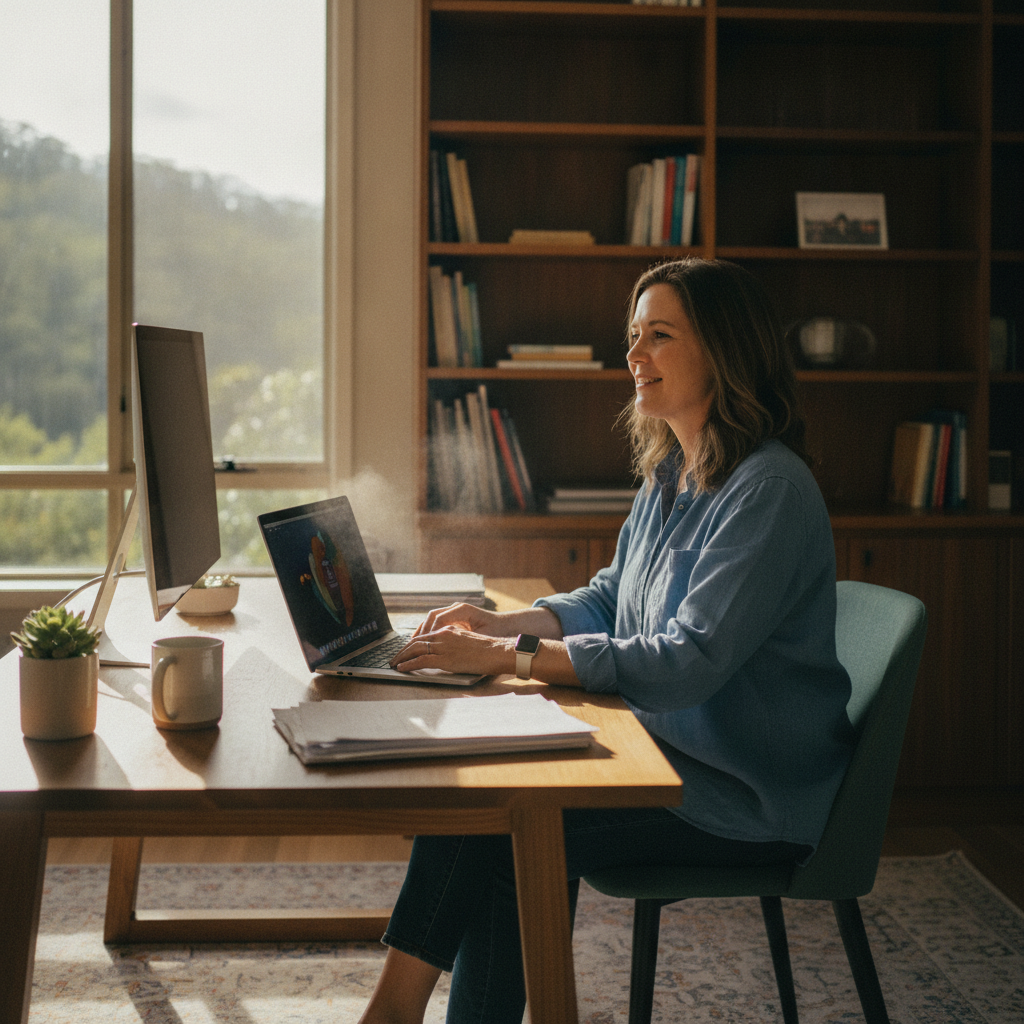 Computer cleaning in Waterfall Gully (5066) — a local resident at home with a clean, fast, dust-free computer running cool and quiet