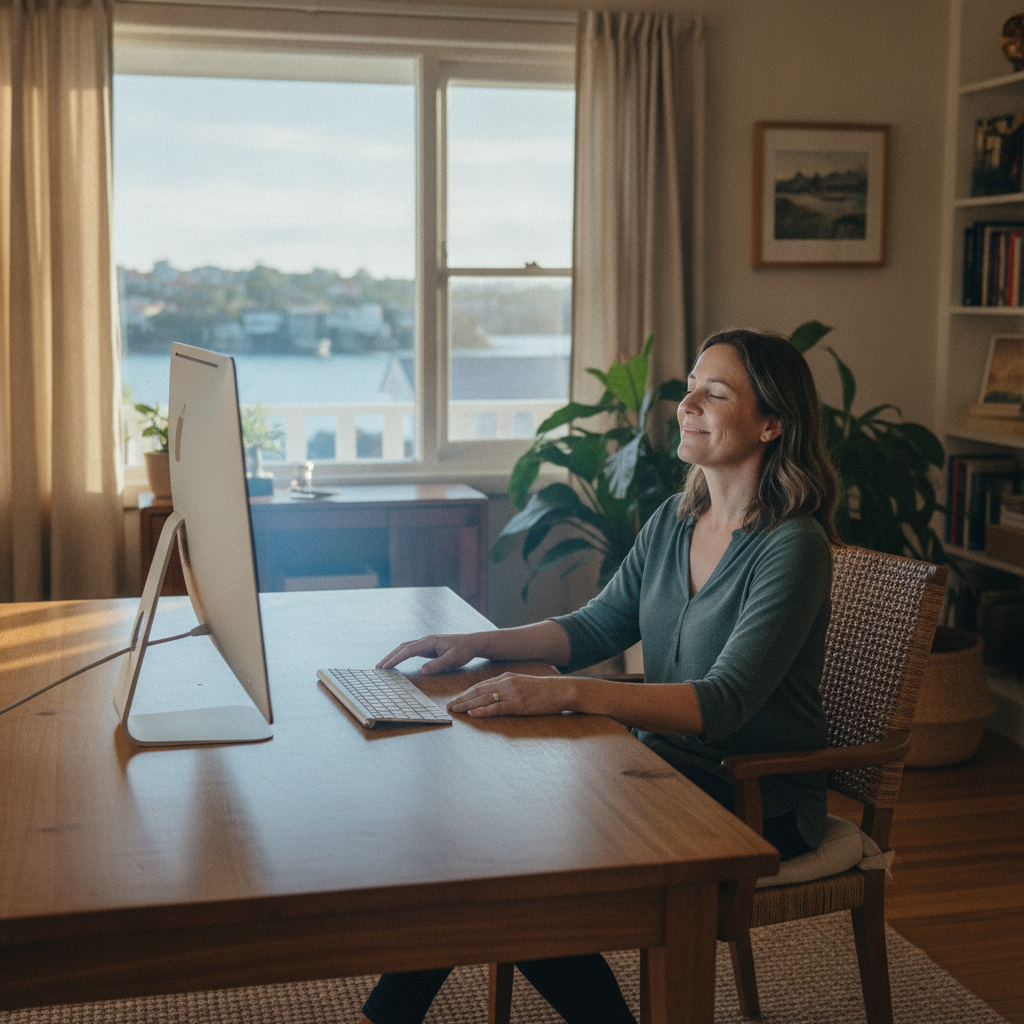 Computer cleaning in Watsons Bay (2030) — a local resident at home with a clean, fast, dust-free computer running cool and quiet