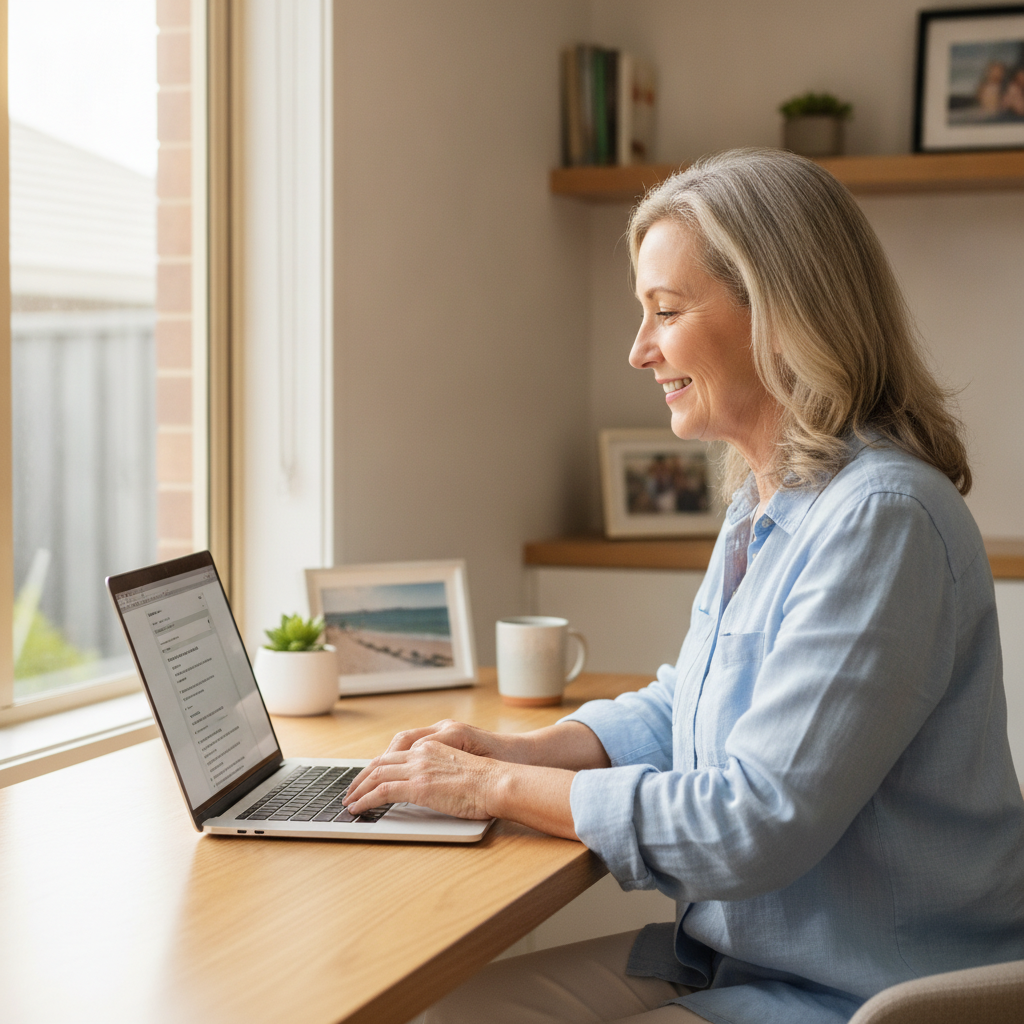 Computer cleaning in Wattle Grove (2173) — a local resident at home with a clean, fast, dust-free computer running cool and quiet