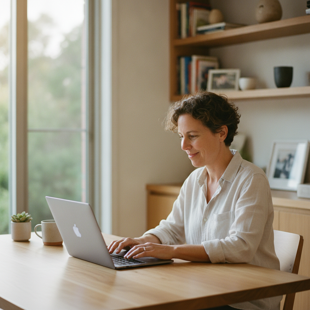 Computer cleaning in Waverton (2060) — a local resident at home with a clean, fast, dust-free computer running cool and quiet