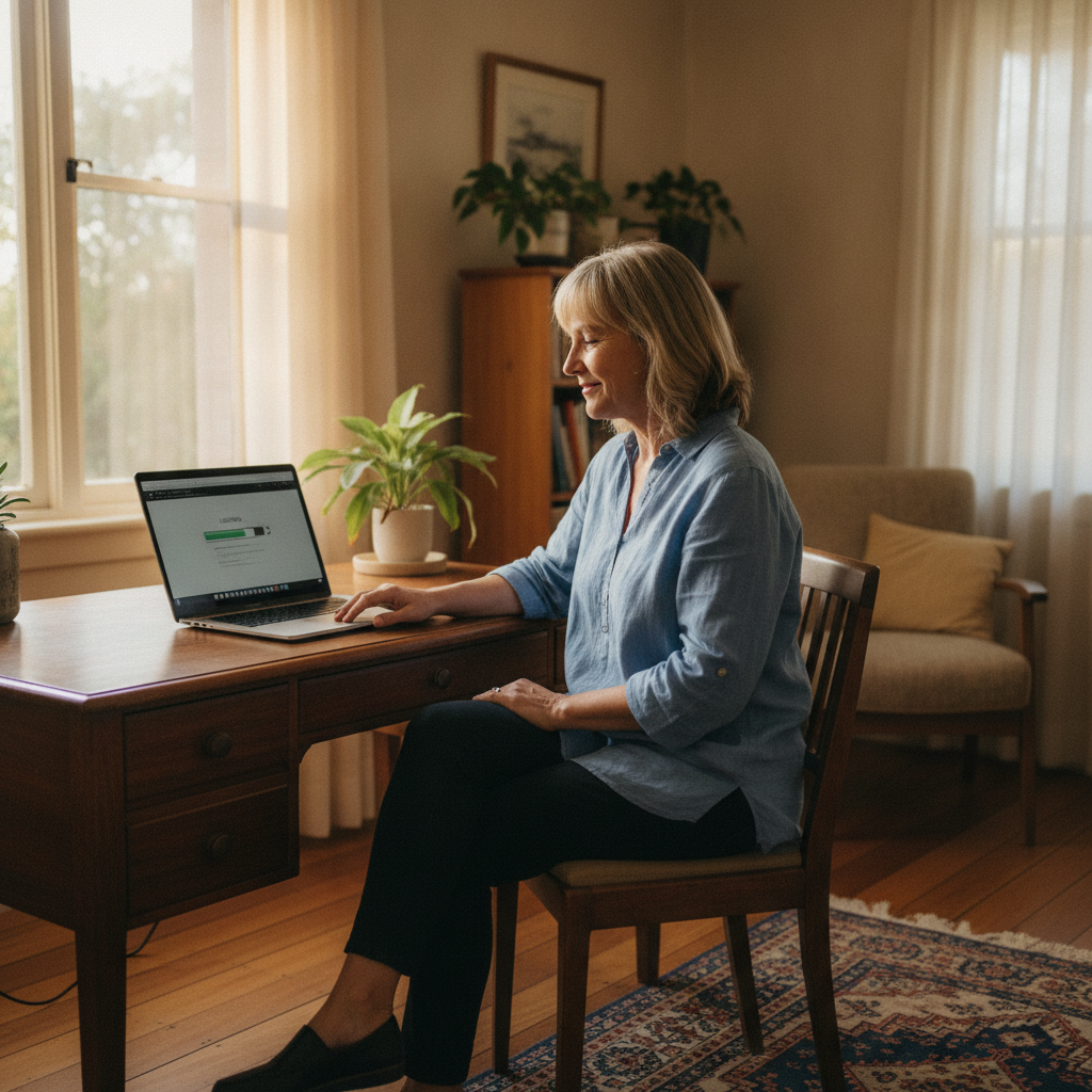 Computer cleaning in Wayville (5034) — a local resident at home with a clean, fast, dust-free computer running cool and quiet
