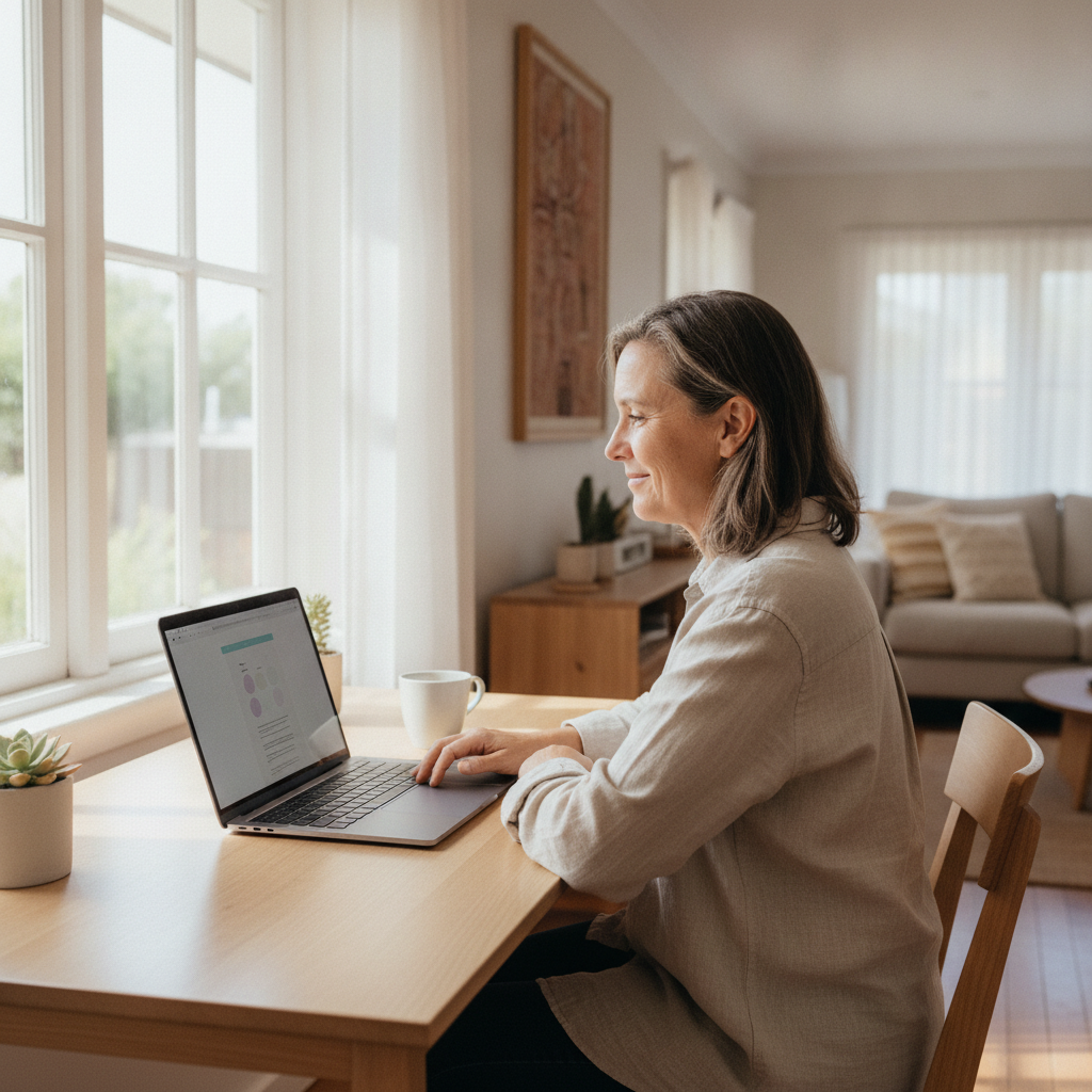 Computer cleaning in Welshpool (6106) — a local resident at home with a clean, fast, dust-free computer running cool and quiet